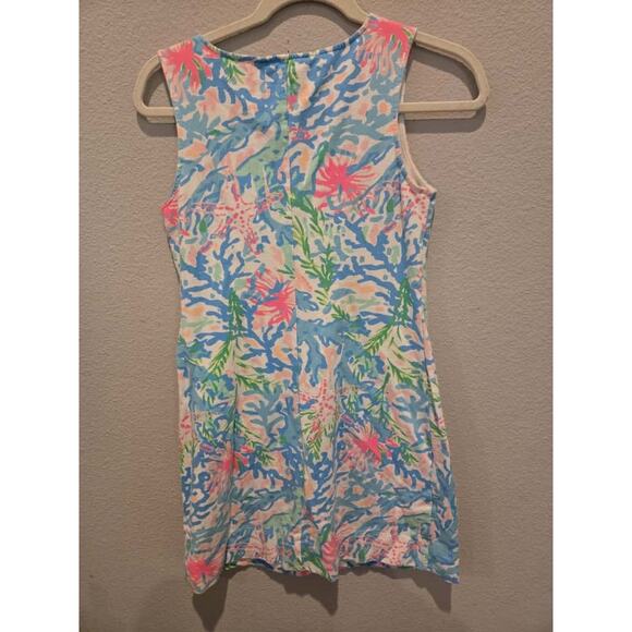 Lilly Pulitzer Harper Shift Dress XS Multicolor Abstract Summer Beach - Picture 2 of 7